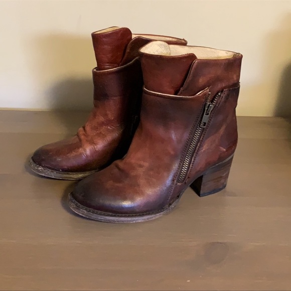 Freebird by Steven “Che” Cognac Brown Handcrafted Leather Boots - Women’s Size 6 - Picture 2 of 10